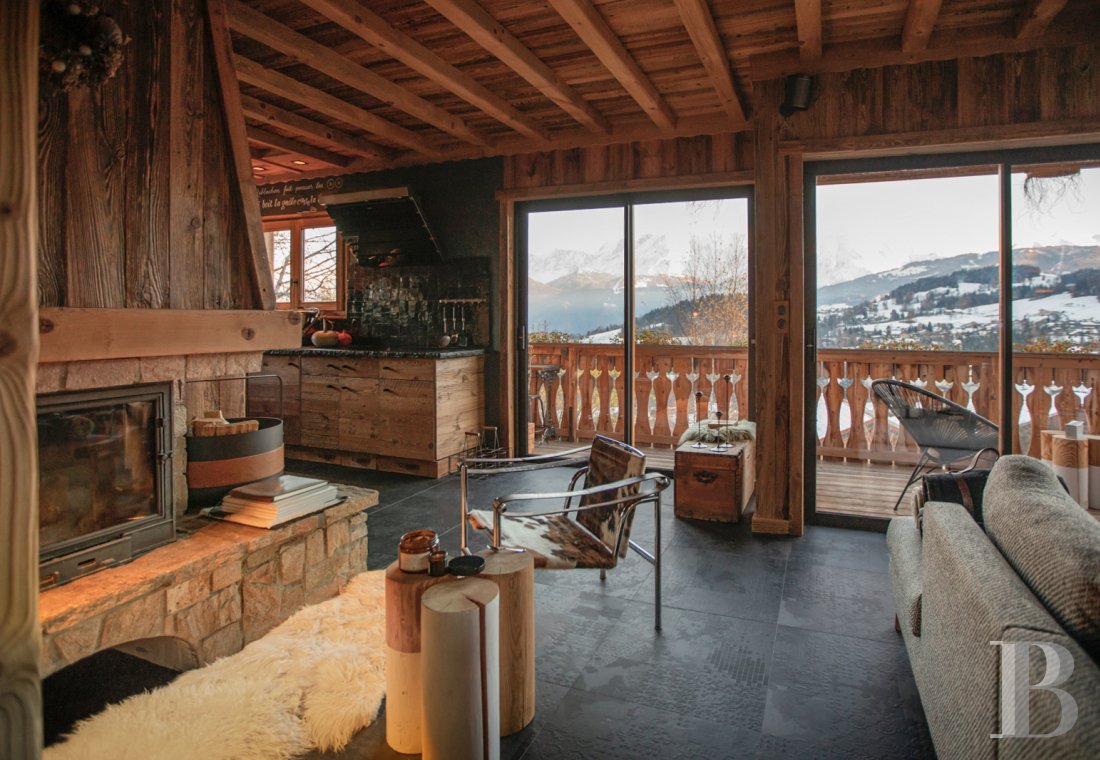 À Cordon, en Haute-Savoie, un chalet raffiné ouvert sur la chaîne du Mont-Blanc - photo  n°9